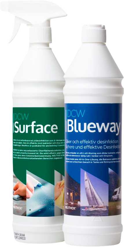 Bottled Neuthox disinfectant